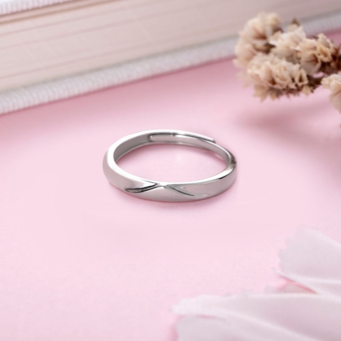 zavya Classic Elegance 925 Men's Ring Sterling Silver Rhodium Plated Ring-picture-25