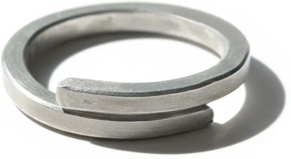 Unisex Adjustable Ranga Ring Everyday Wear Finger Ring Alloy Silver Plated Ring-image-33