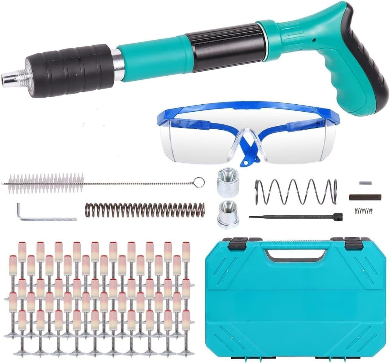 mcbazel Powerful Nail Gun Kit for Accurate Wood Fastening and Installation Advanced Nail Gun Kit for Professional Carpentry and Repair Tasks Cordless Nailer-picture-29