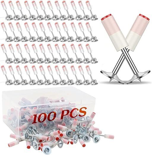 100 PCS 7.3 MM Mini Round Nails for Nail Gun Wall Fastening Tool Rivet-image-45