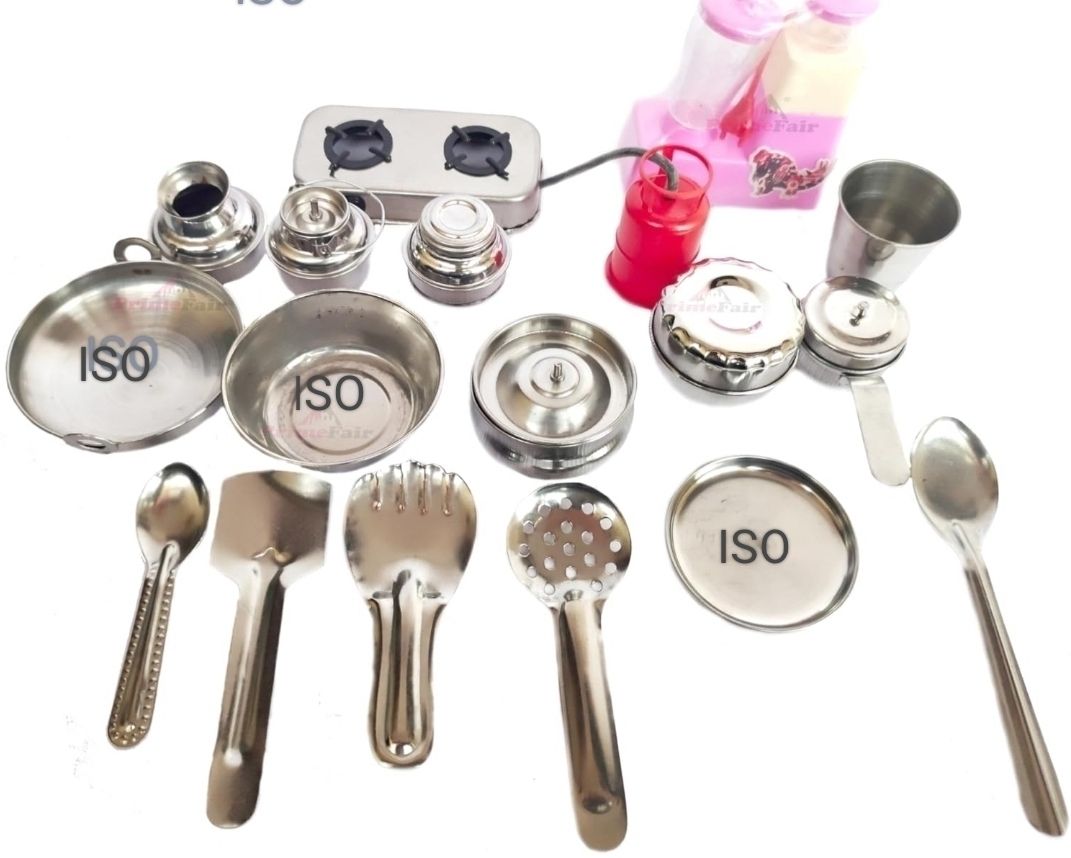Paper design silver plated coting material play set-image-30
