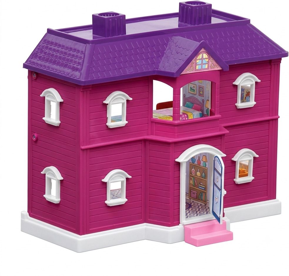 royofun My Country Doll House 24 pcs with Furniture Playset- Set for Kids-picture-42