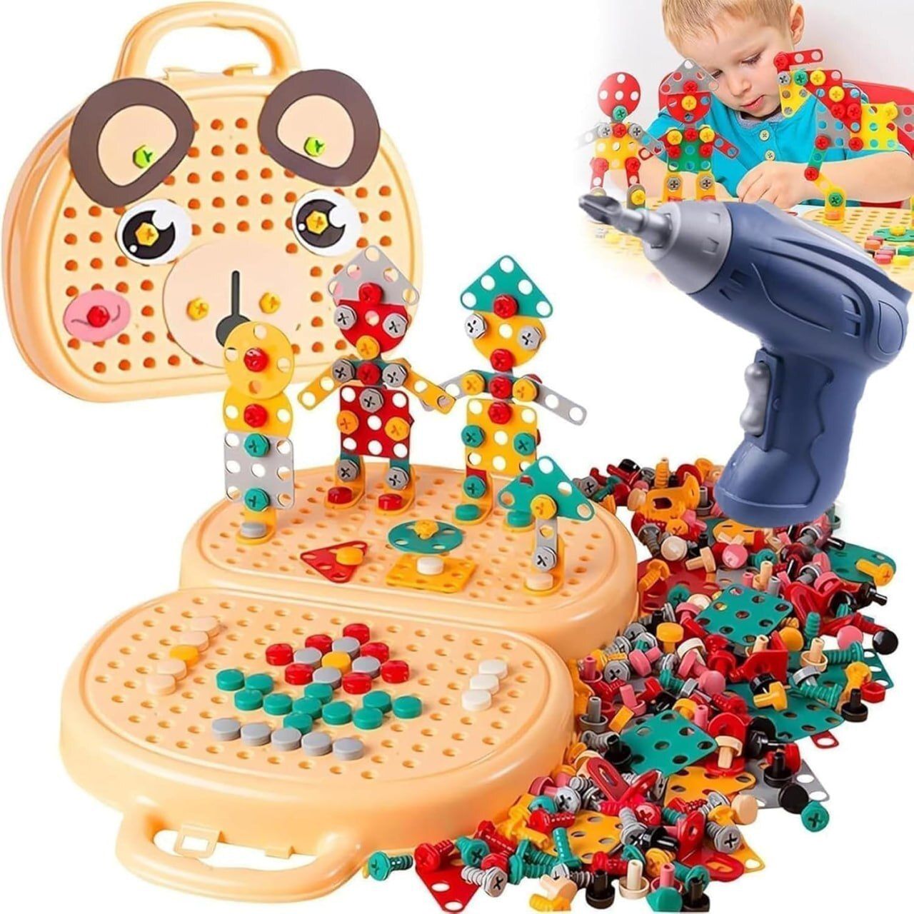 mountblue Educational DIY Electric Drill Toy Set for Children-picture-38