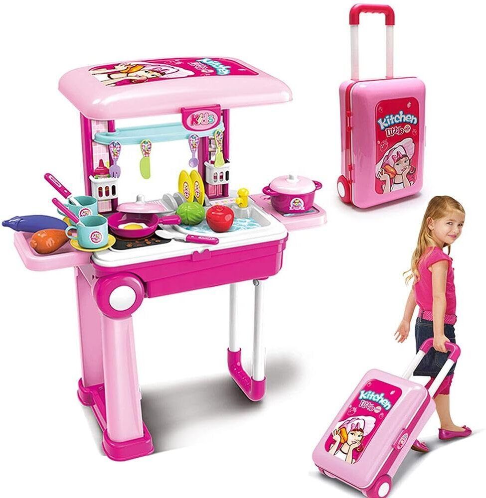 veryke Kitchen Set for Kids Girls Big Cooking Set 123-picture-12