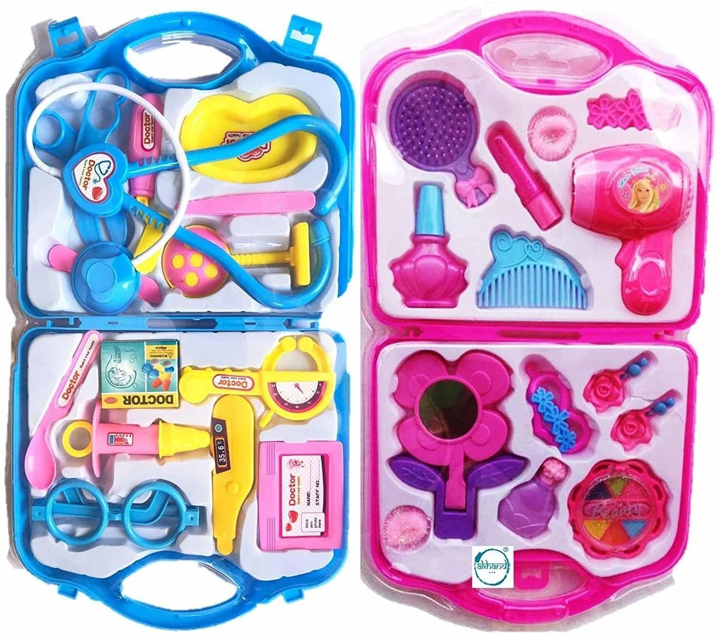 Combo Doctor Toy Set + Beauty Princess Makeup kit Toy Set-image-47