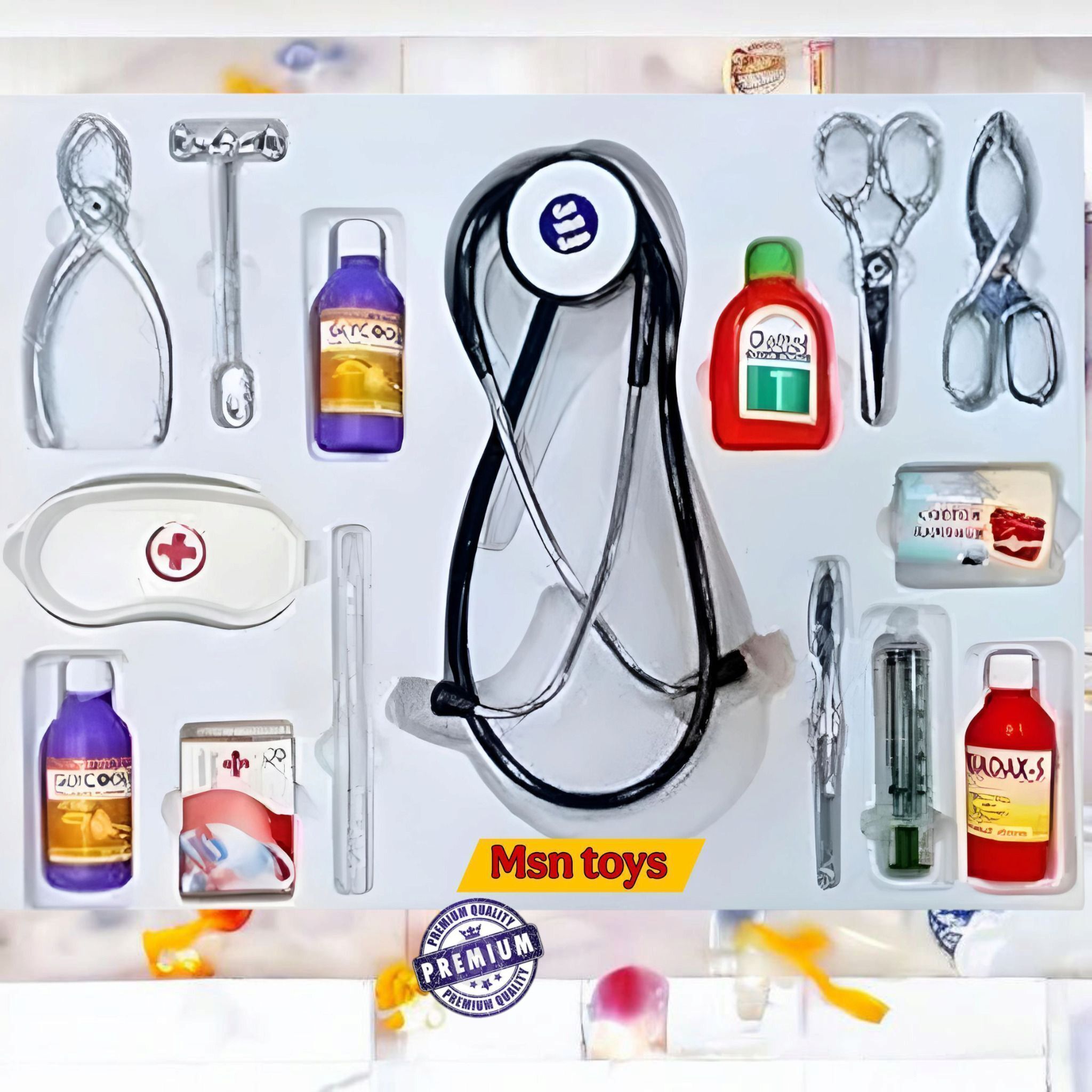 msn D1 loving toys Doctor Kit Toys for Kids Pretend Doctor Play Set D 17-picture-24