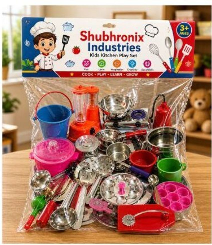 sanvi metal Paper design silver plated coting material play set-picture-12