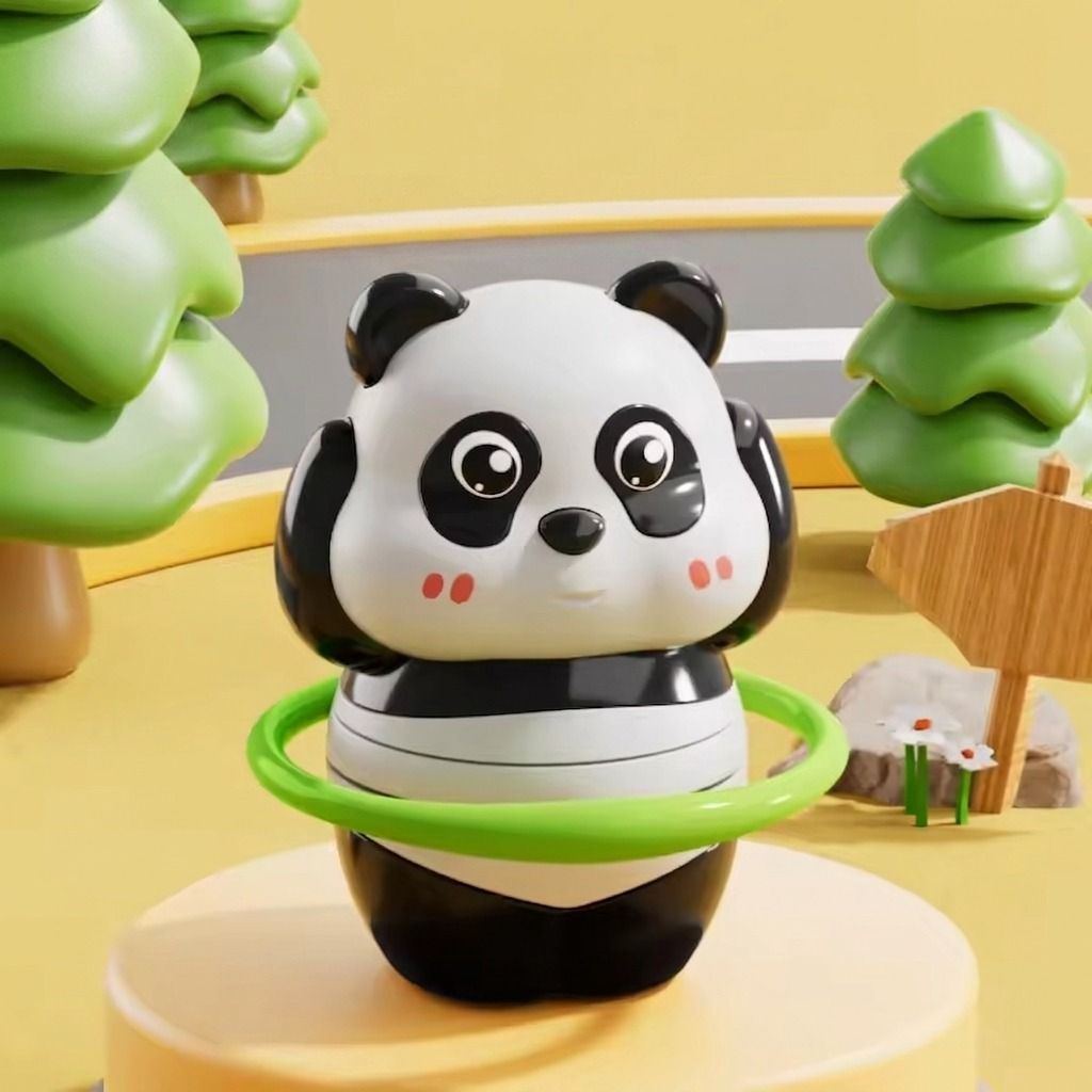 mr. auen Hula Hoop Panda Clockwork Wind-Up Rolling Toy for Boys and Girls-picture-10