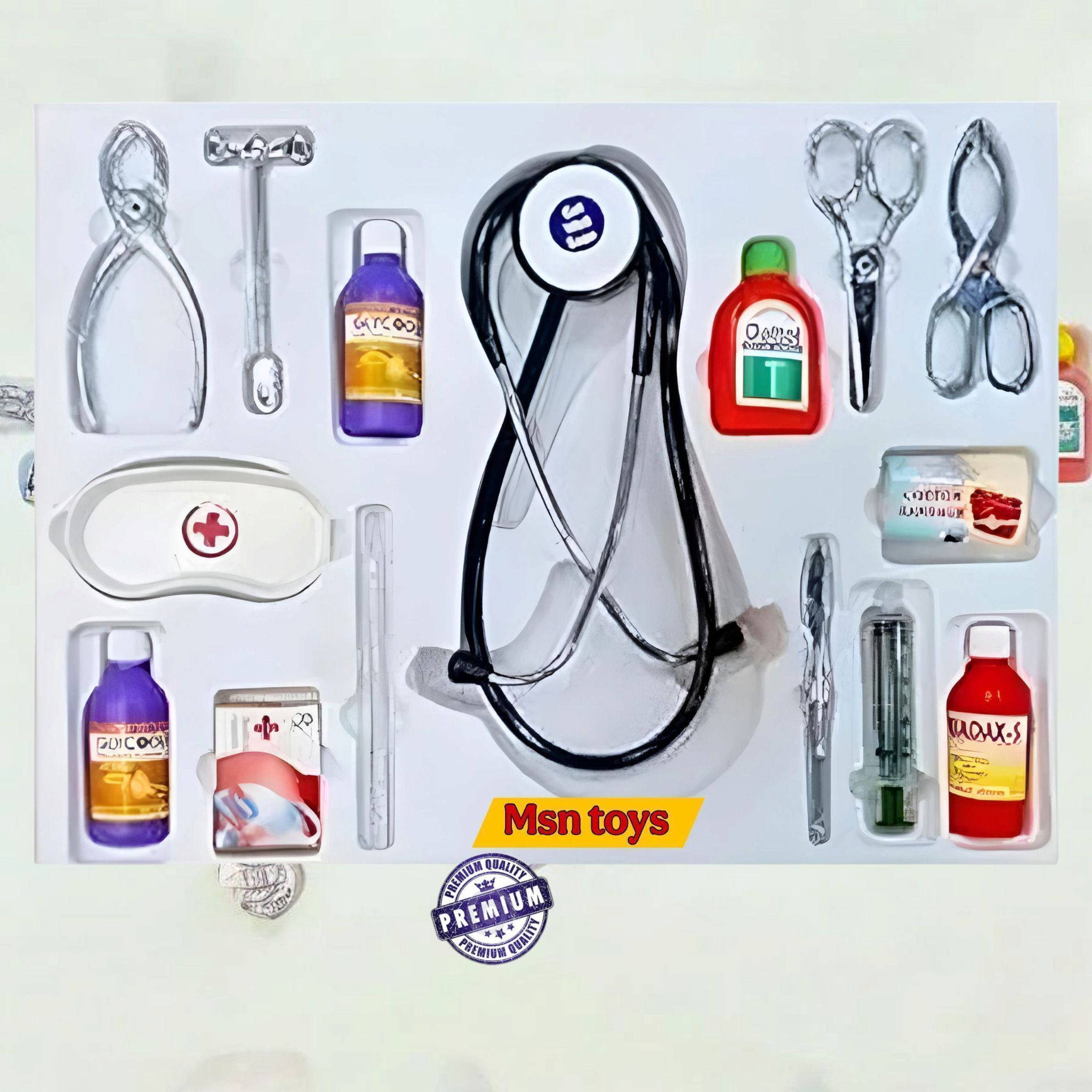 msn D1 loving toys Doctor Kit Toys for Kids Pretend Doctor Play Set D 13-picture-16
