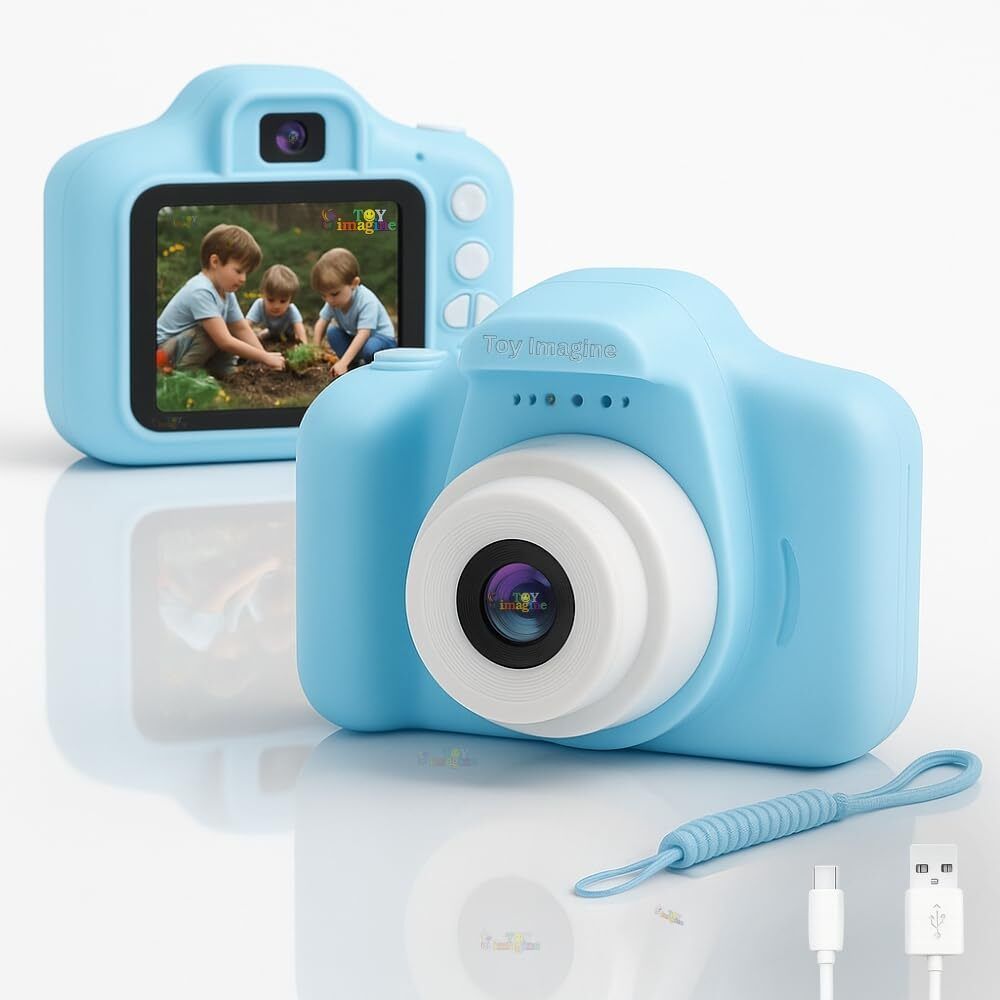 BuyLuxe Camera for Kids with HD Video Recording, Selfie Camera and Games DSLR Camera Blue Kids Camera-image-49