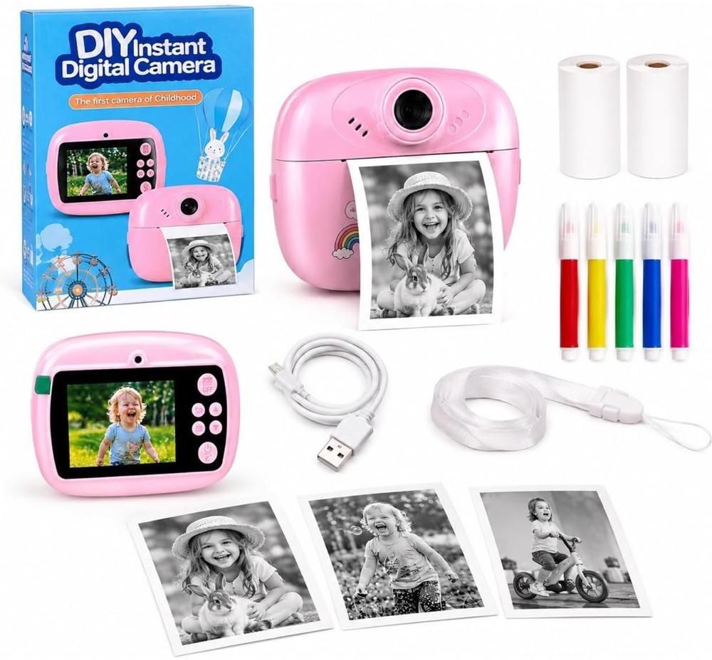 TMT STORE kids camera with Built-in Thermal Printer Instant Camera-image-31