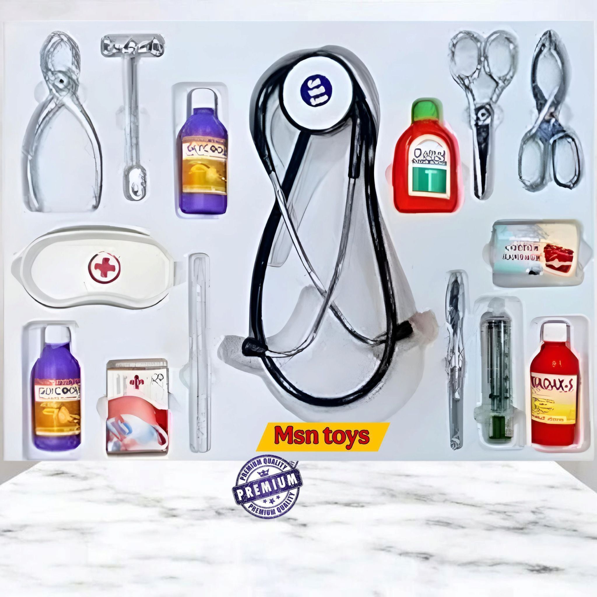D1 loving toys Doctor Kit Toys for Kids Pretend Doctor Play Set D 5-image-44