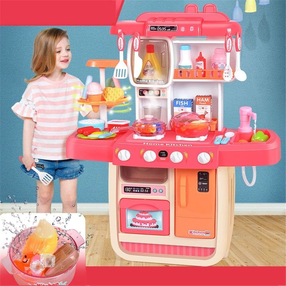 himanshu tex Kids Play Kitchen Realistic Lights, Sounds, Spray and Running Water Sink Toys-picture-21