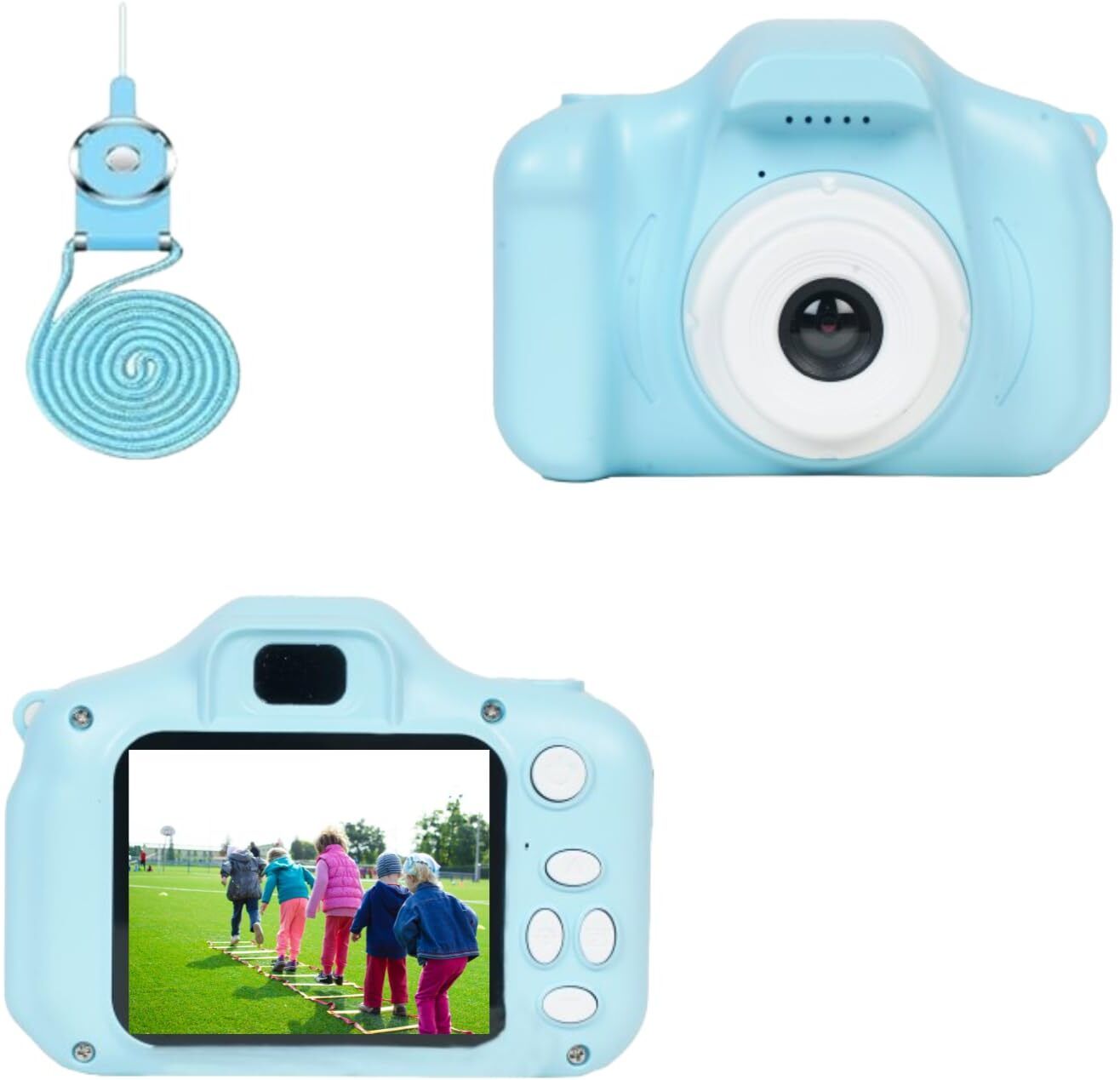 BuyLuxe Camera for Kids with HD Video Recording, Selfie Camera and Games DSLR Camera Blue Kids Camera-image-4