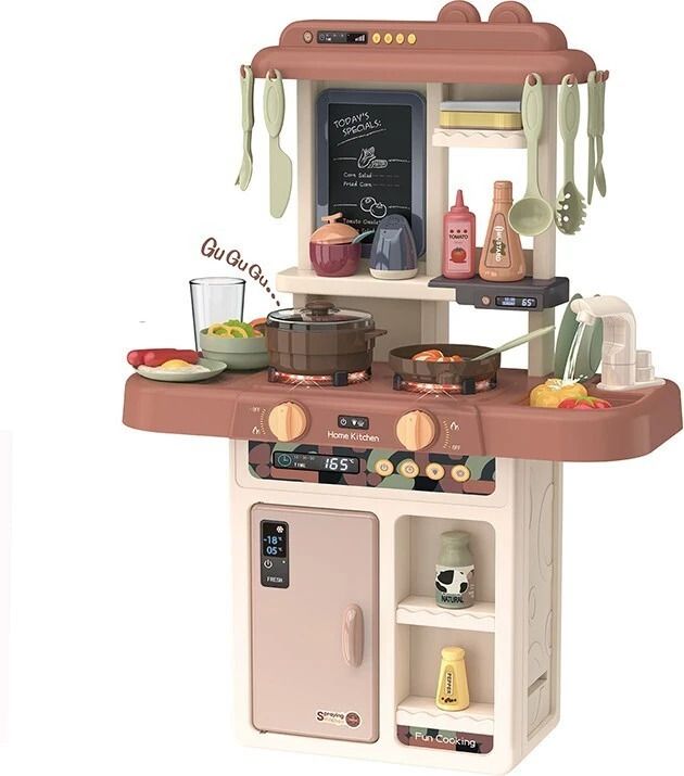 36 Pcs Toy Kitchen Sets, Simulated Spray Kitchen Toys, Kids Kitchen Pretend Play Set,Play Cooking Set, Cookware Pots and Pans Play set-image-21