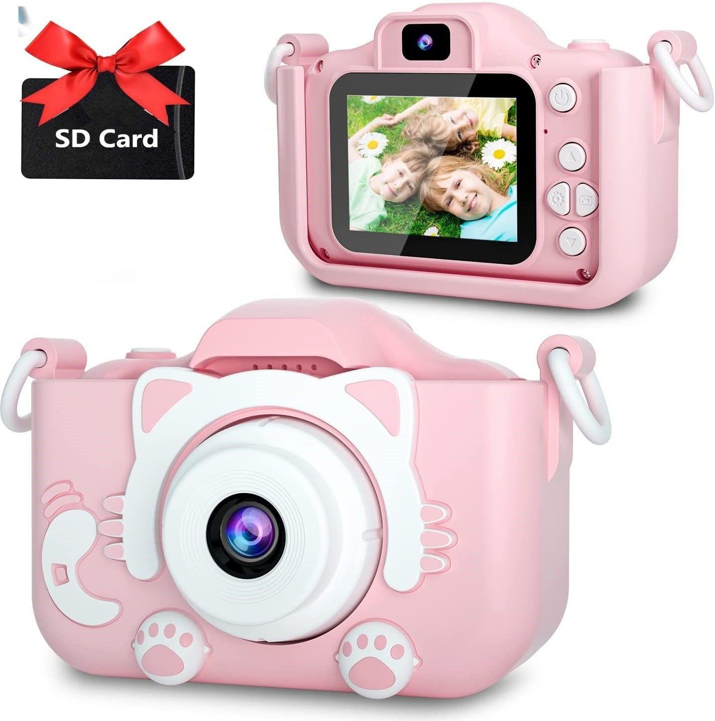 Kids Digital Camera,1080P Handy Portable Camera 2.0 Screen, with Inbuilt Games-image-13