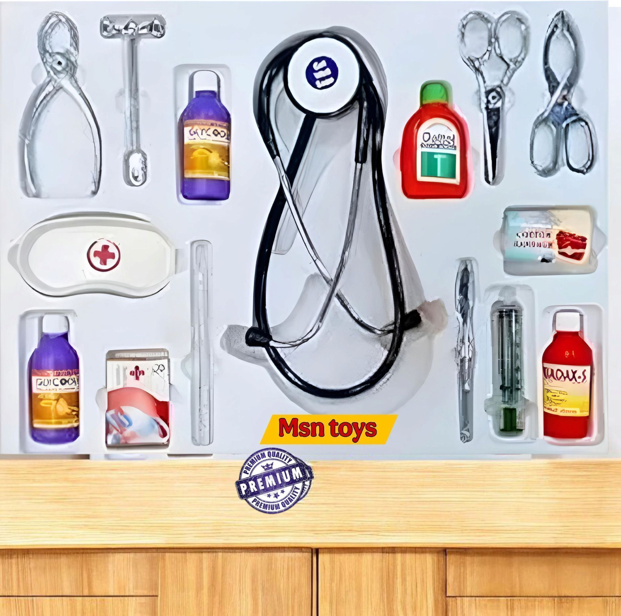 msn D1 loving toys Doctor Kit Toys for Kids Pretend Doctor Play Set D 2-picture-14