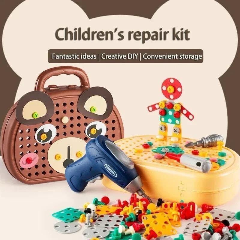 mountblue Educational DIY Electric Drill Toy Set for Children's Repair Kit-picture-20