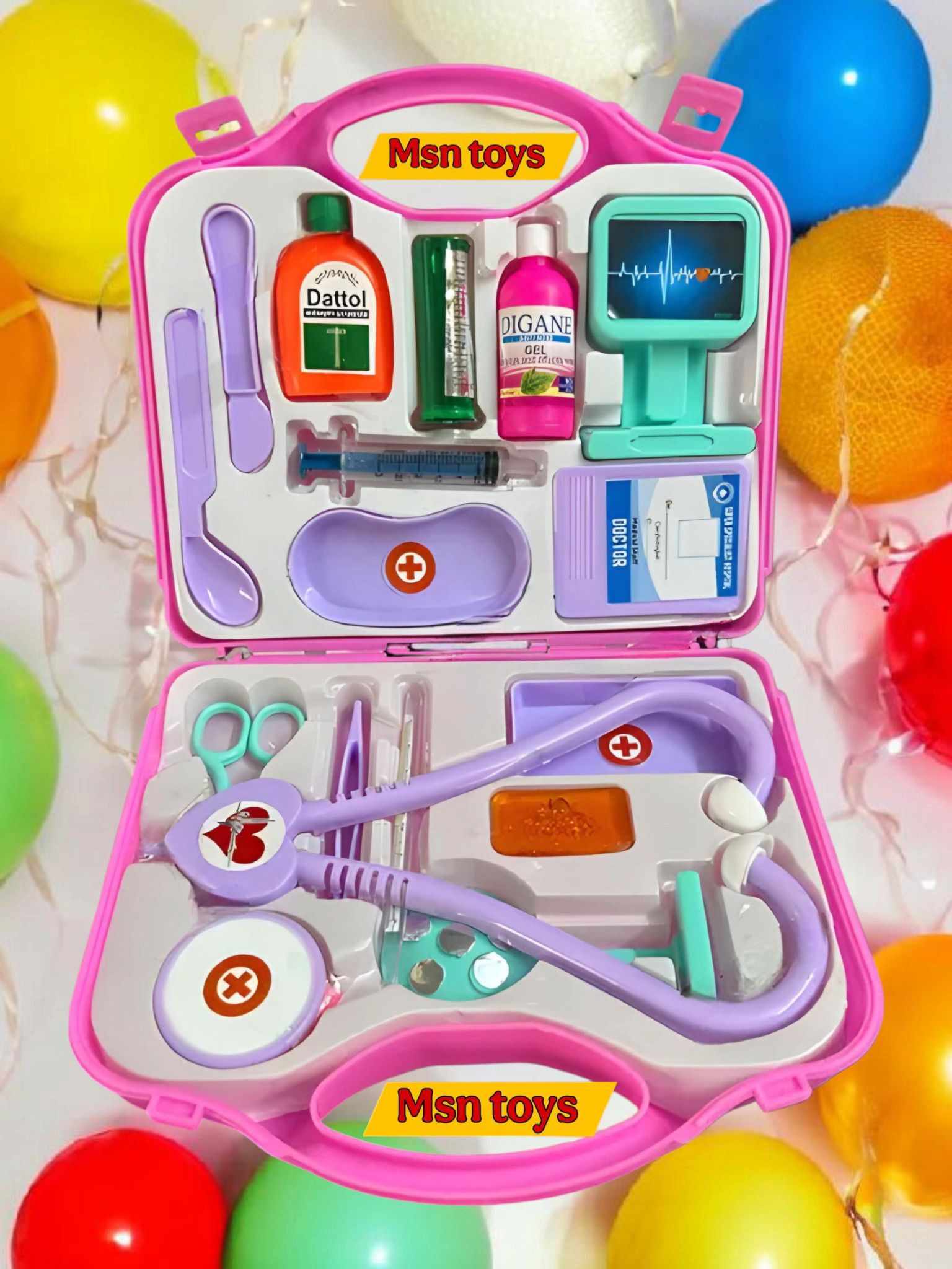 D1 loving toys Doctor Kit Toys for Kids Pretend Doctor Play Set J16-image-12