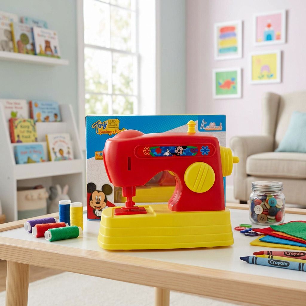 disney Mickey Mouse Mini Sewing Machine for Boys & Girls-picture-32