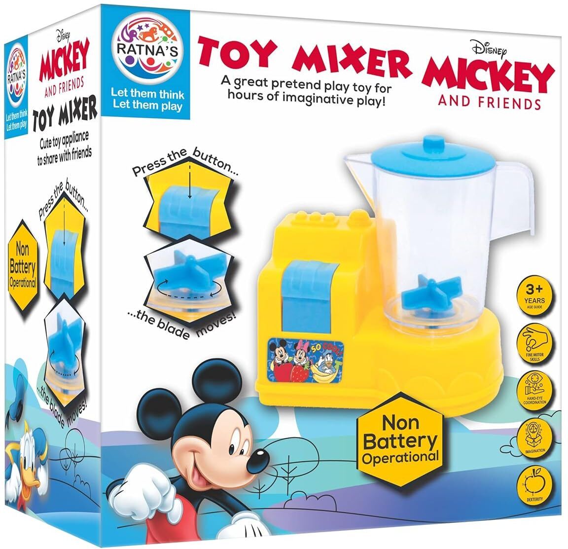 Toy Mixer | Real Operating Plastic Kitchen Toy Mixer for Kids (Multicolor)