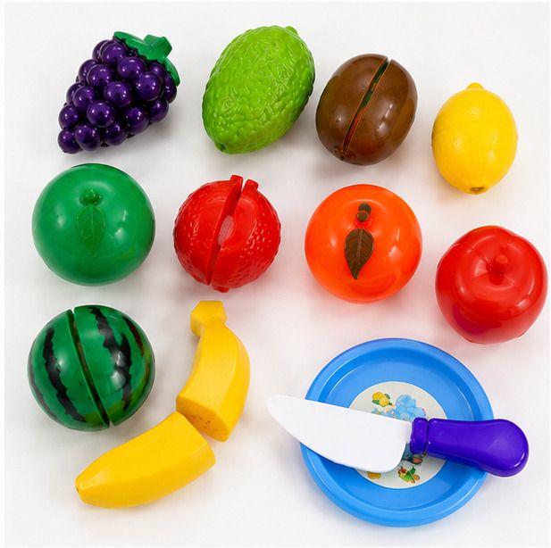 Colorful Fruit Toy Set with Cutting Knife-image-20