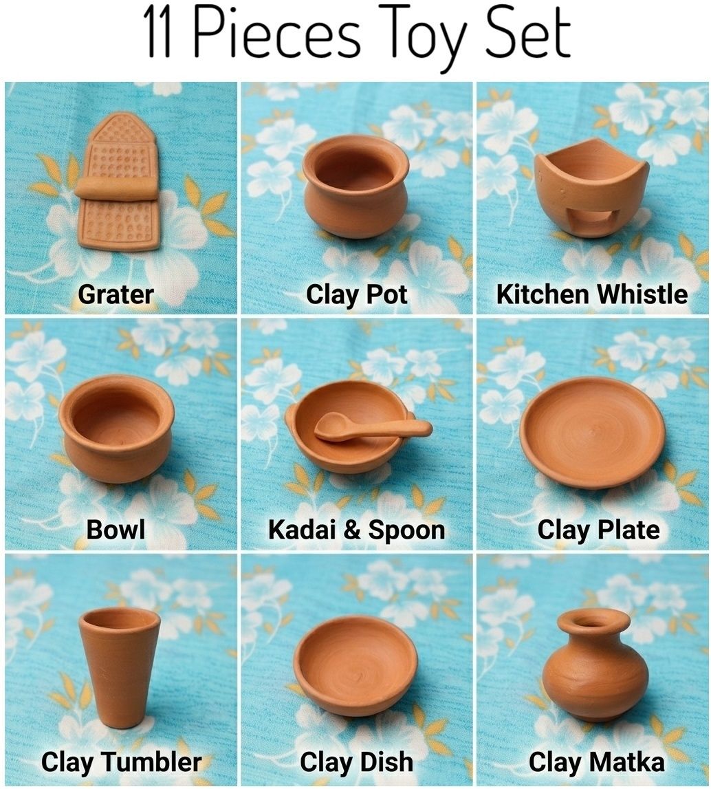 Miniature terracotta kitchen set-image-31