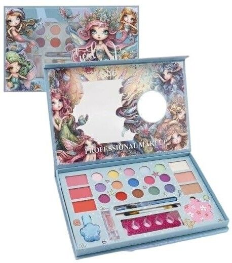 toyrama Kids Washable Makeup Kit for Girls, Non-Toxic Pretend Play Cosmetic Set-picture-10
