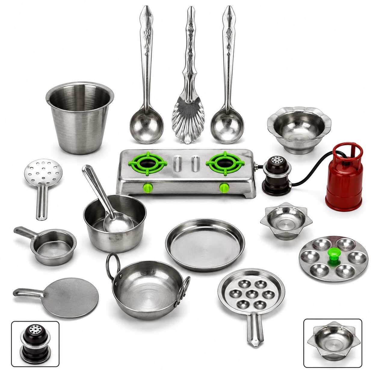 liztora 15Pcs Gas Stove Chakkala Bean Kitchen Set-picture-18
