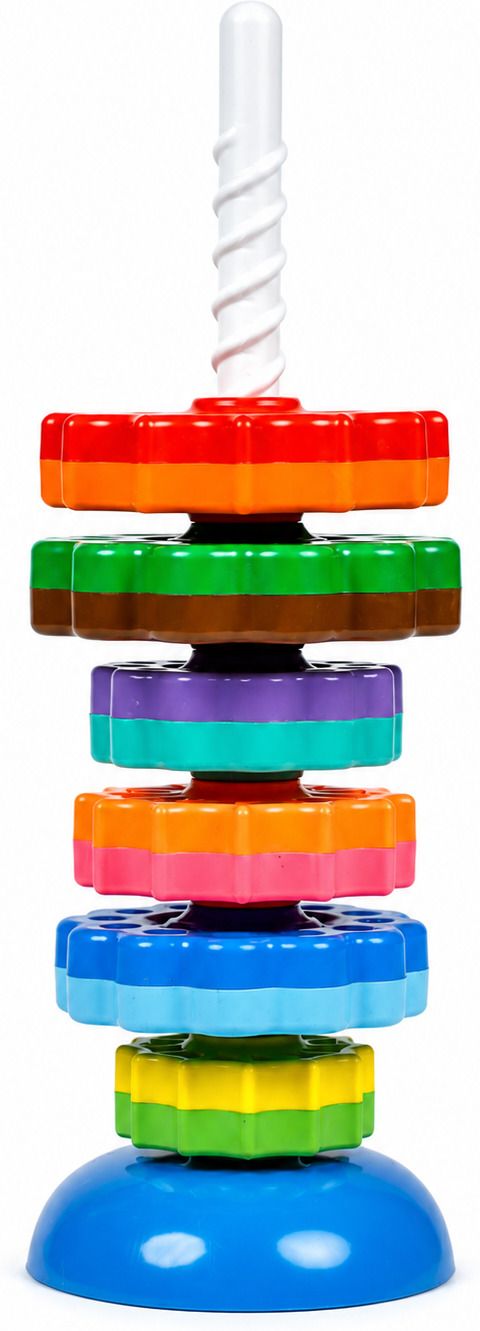 Autoshift Girnar Spinning Tower Educational Stacking Toy for Kids-image-49