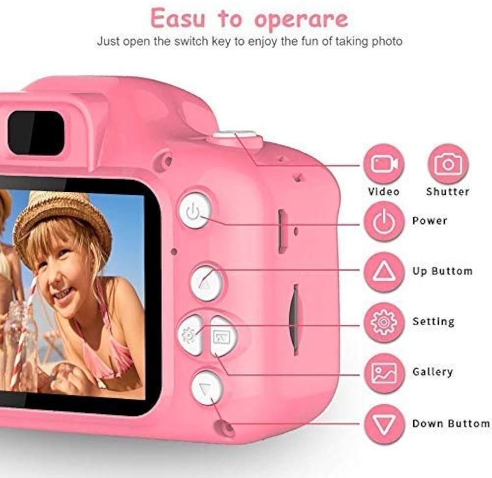 Kids Digital Camera, Web Camera for Computer Child Video Recorder Camera-image-5