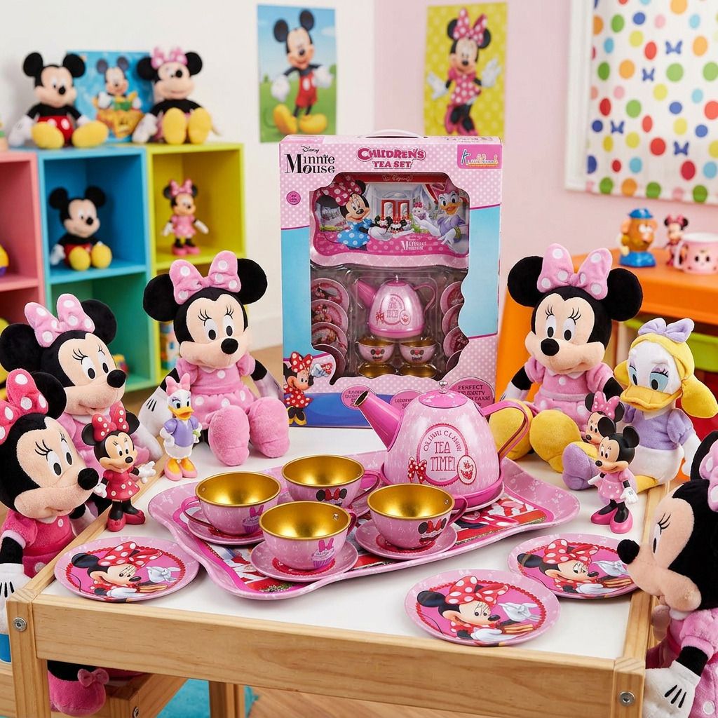 Minnie Tea Set for Children's Tea Party Roleplay-image-27
