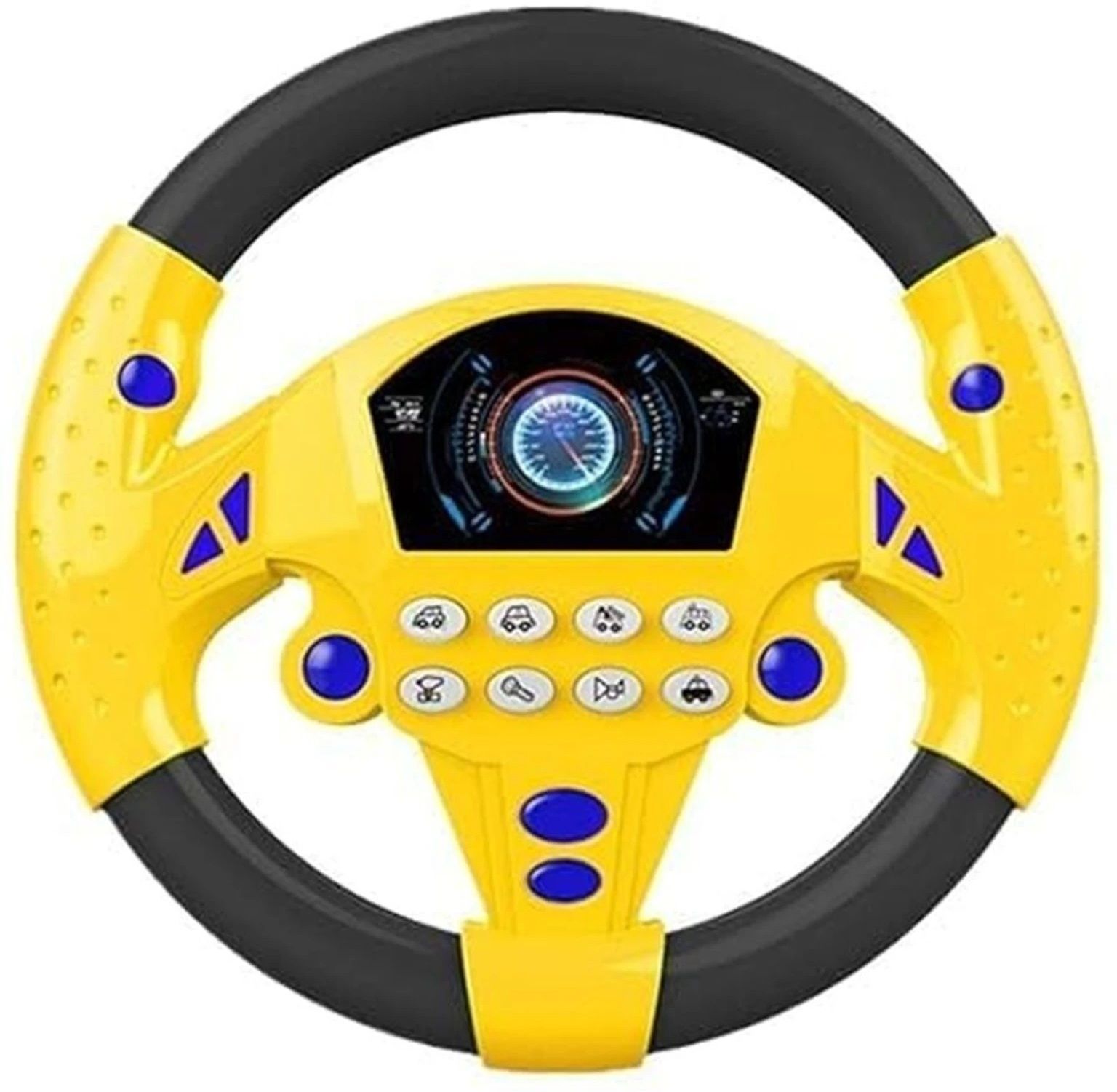 safamarwah Steering Wheel Toy Simulate Driving Car Copilot Musical Educational Toy-picture-45