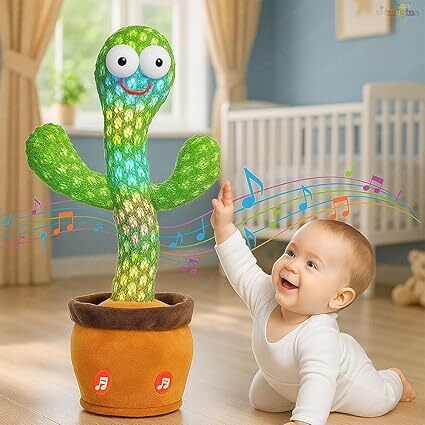 Rechargeable Talking Cactus Toy – Dancing & Speaking Educational Toy for Kids-image-10