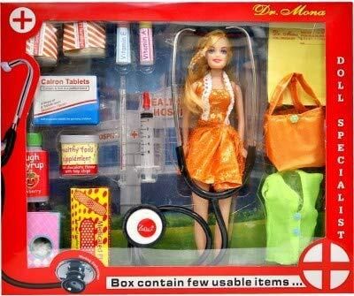 kidscorner New Toy Kids Doll Playset Doctor Theme with Doll Medical-picture-16