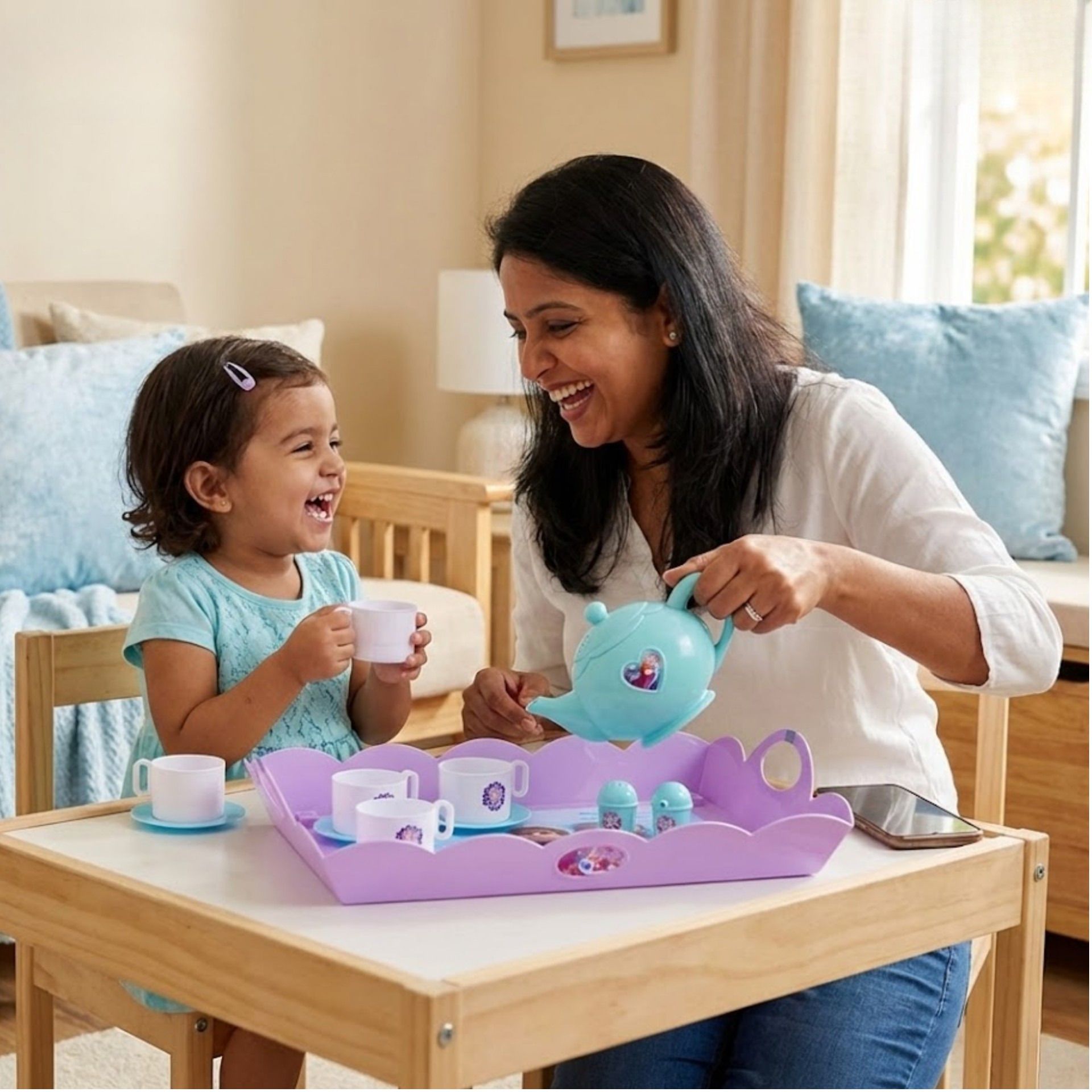 disney Frozen Tea Party Set - Elsa & Anna Pretend Play, Birthday Gift for Kids-picture-22