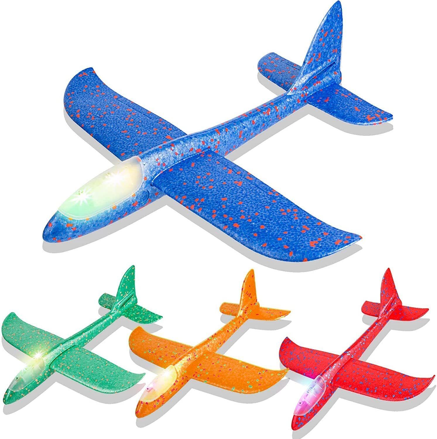 gobaby Hand Throw Flying Glider Foam Aeroplane Toy for Kids-picture-11