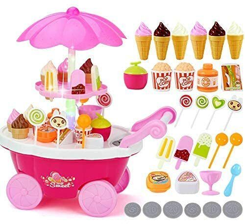 Luxury Sweet 39 pcs ice cream set for kids without light and music.