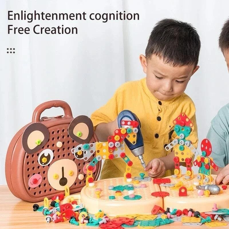 mountblue Educational DIY Electric Drill Toy Set for Kids Repair Kit-picture-34
