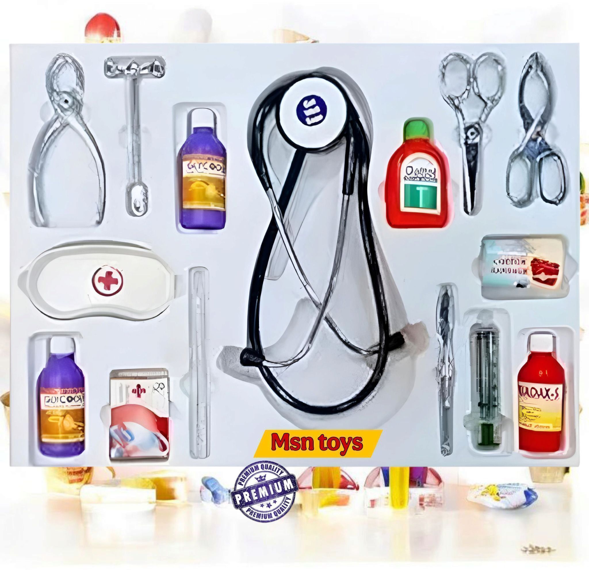 D1 loving toys Doctor Kit Toys for Kids Pretend Doctor Play Set D 14