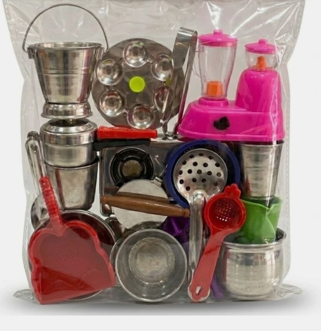 sanvi metal Plastic and pepar dishes with silver paper plated l y material very smuth good-picture-34