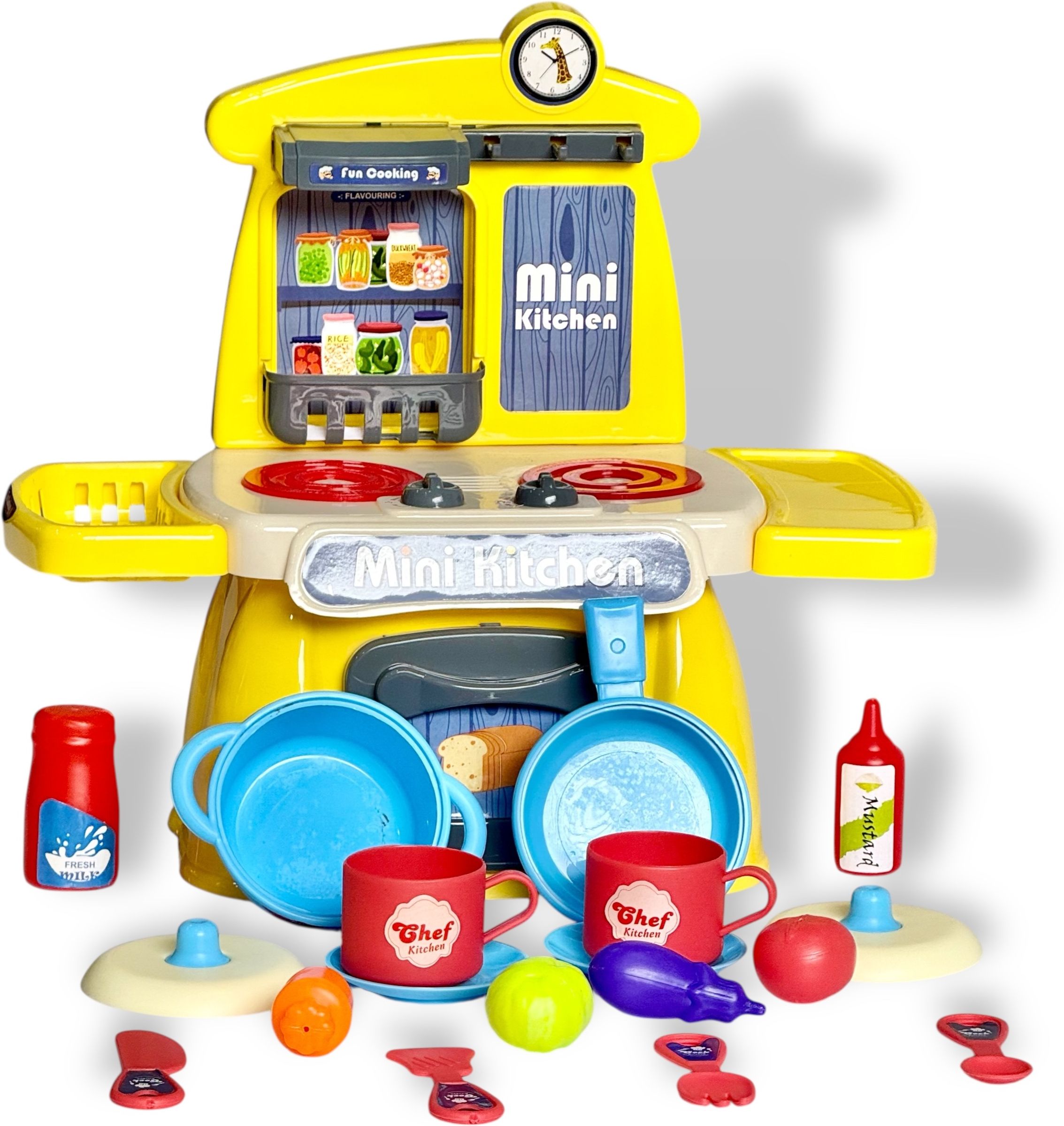 leofun Tiny Kitchen Play Set – Cooking Kit With Many Accessories For Kids-picture-41