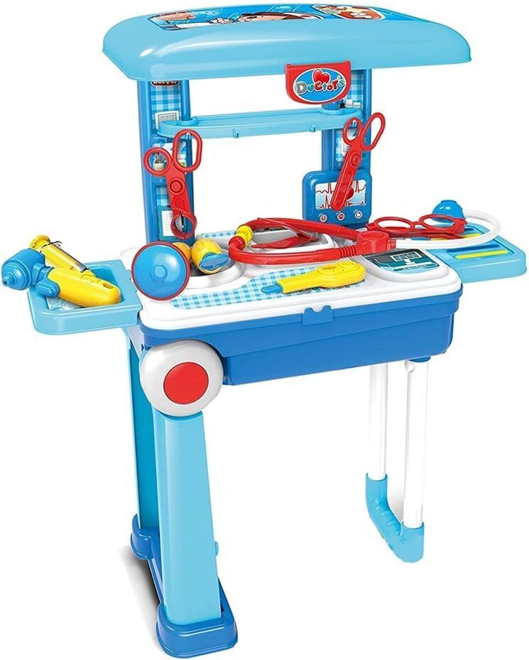 Kids Doctor Kit Toy Set sky blue-image-13