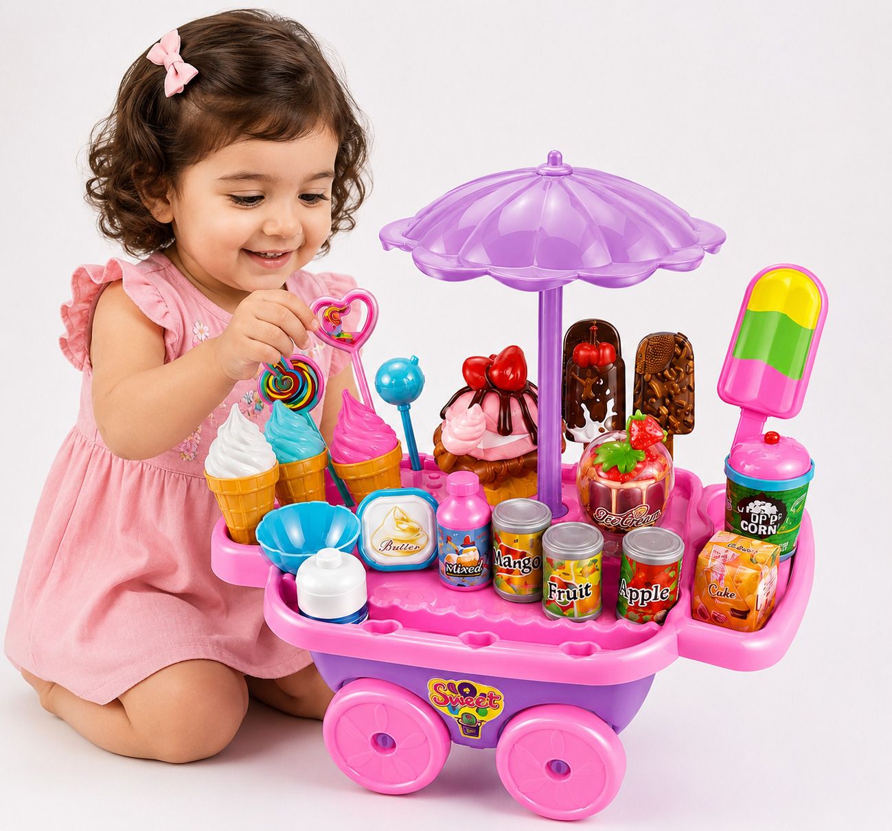 moushumi ICE CREAM PARLOUR SET FOR YOUR BABY/ ACTIVITY TOY-picture-6