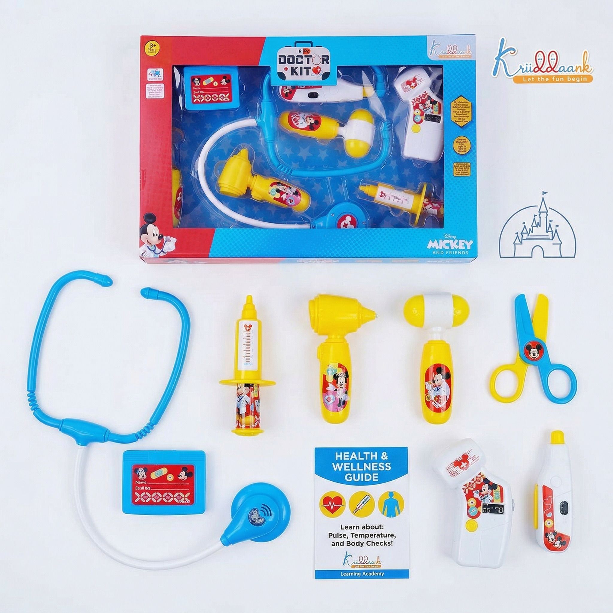 Mickey Mouse Doctor Kit for Children Doctor Roleplay-image-44