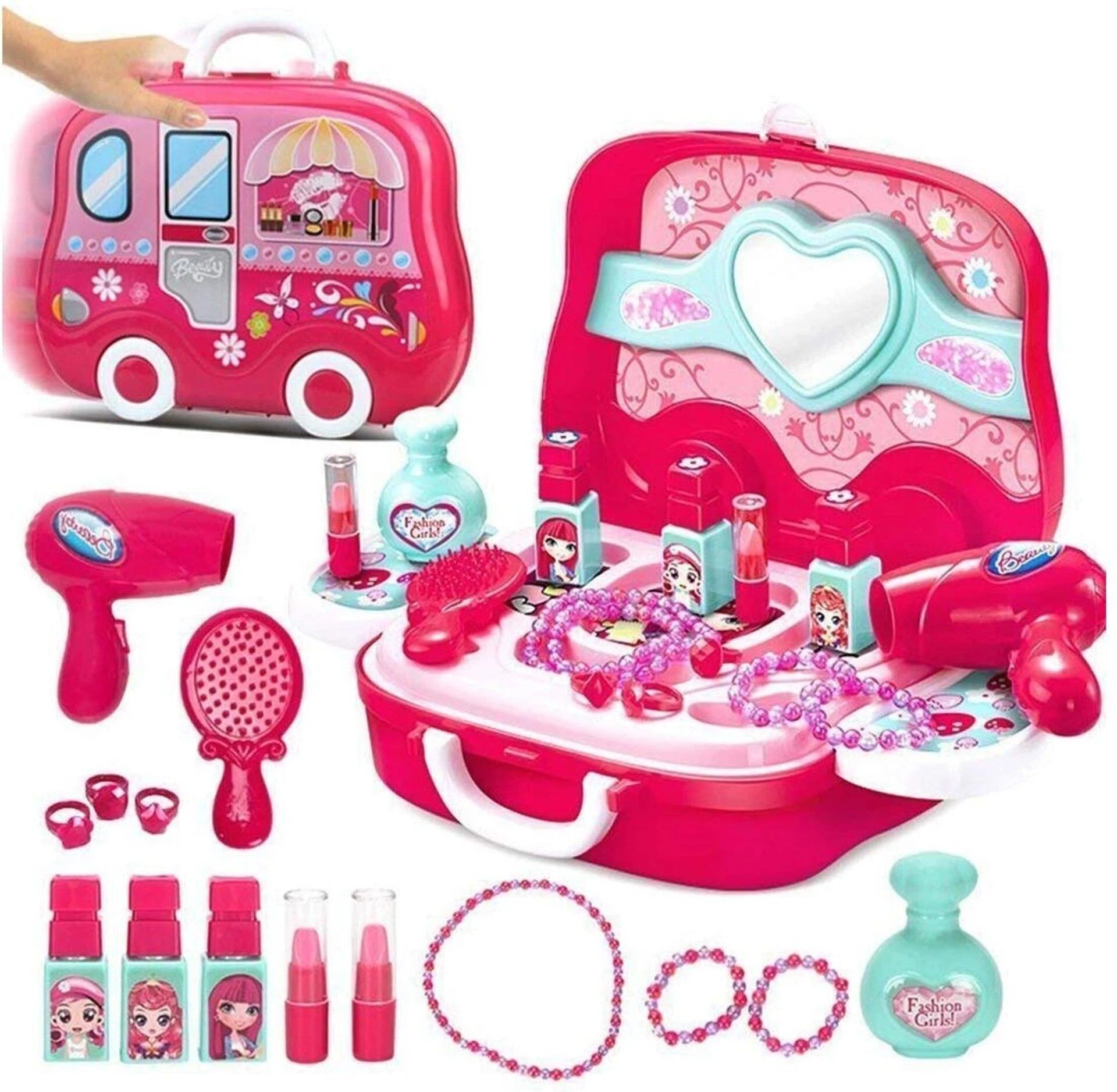 toiisweet Beauty Makeup Pretend Play Toy Set with Makeup Accessories(Pack of 19 pcs)-picture-35