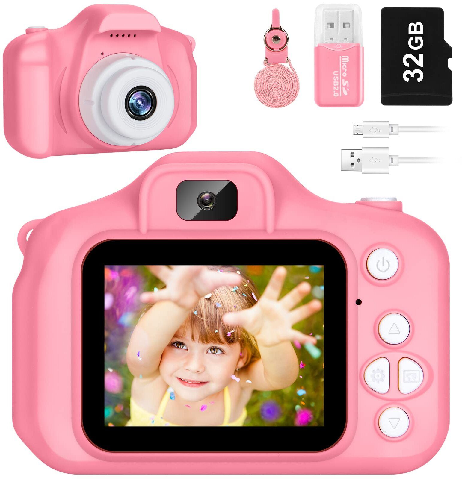 3-12 Year Old Kids Selfie Camera for Children Birthday Gift for Kids FE001