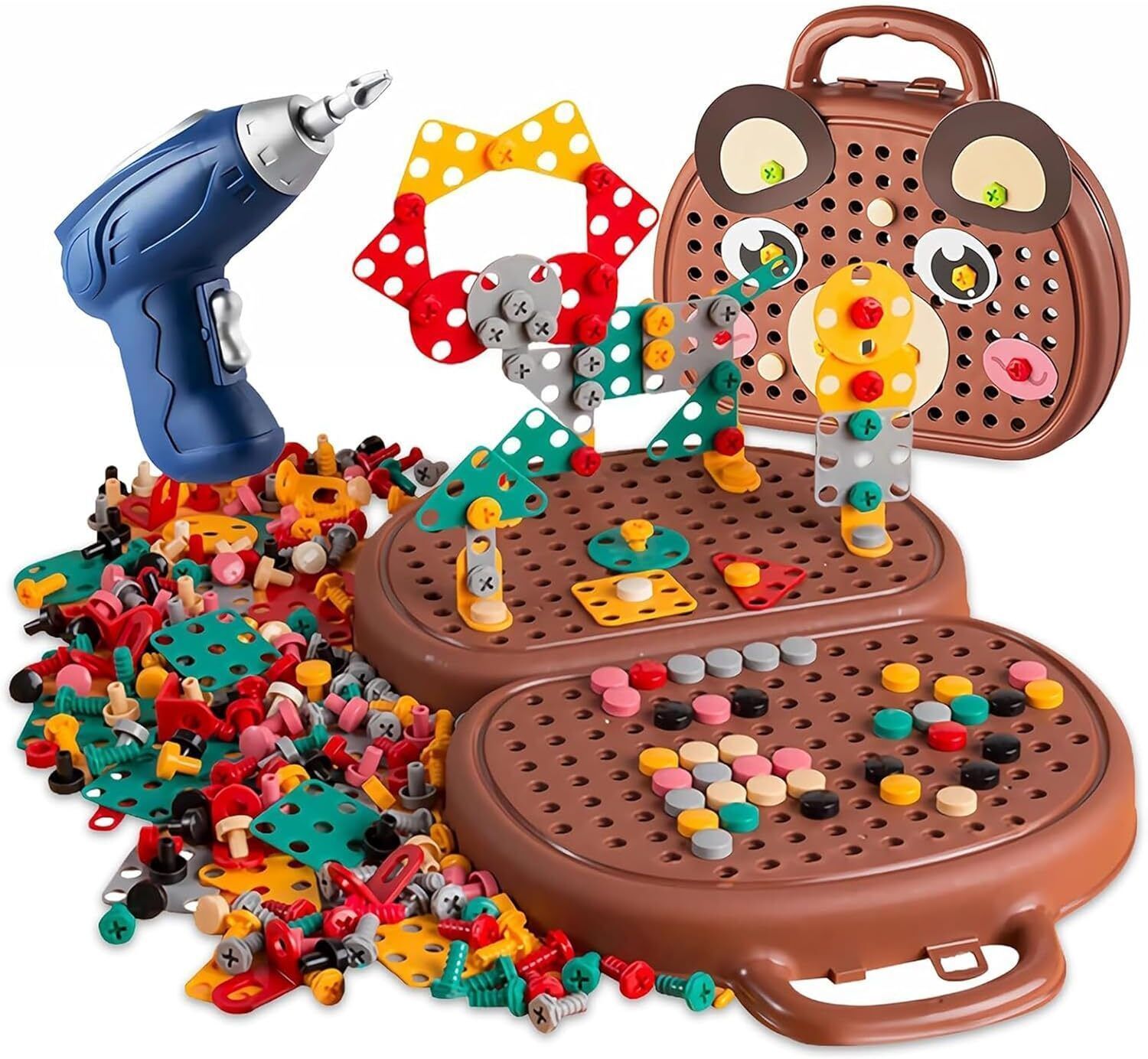 Educational DIY Electric Drill Toy Set for Kids-image-15