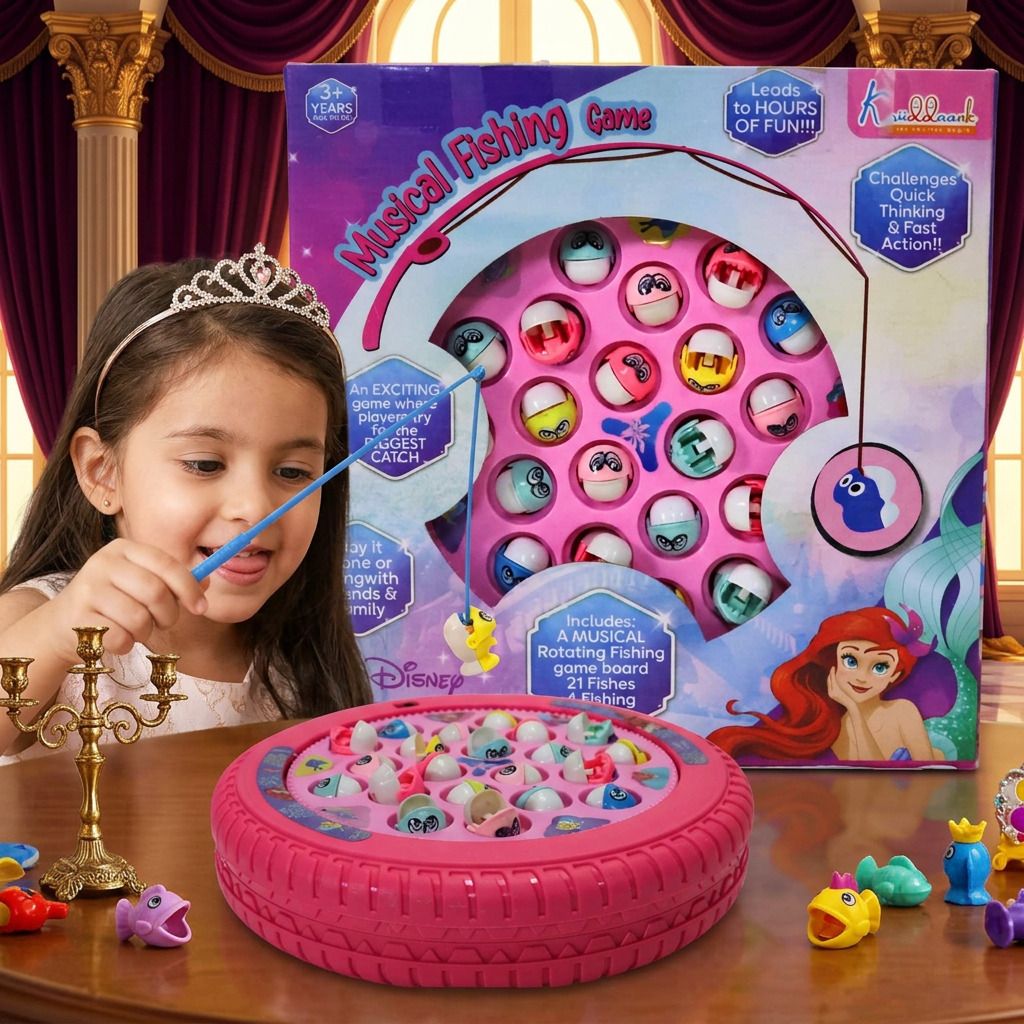 disney Princess Musical Fishing Game with Music & 21 Fishes-picture-27
