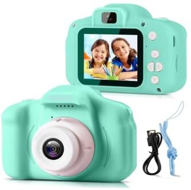 sparknest FunCam Series Green Digital Camera for Kids | 2" LCD Screen | Rechargeable | Photo & Video Sports and Action Camera-image-30